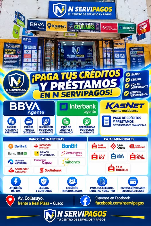 Afiche de N SERVIPAGOS: Pago de créditos y préstamos
